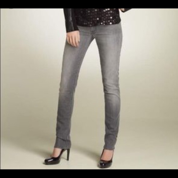 7 For All Mankind Denim - 7 for All Mankind gray skinny jeans (size 24)
